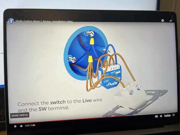 Shelly relay and Z-Wave lightswitch