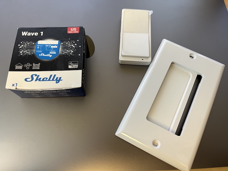Shelly relay and Z-Wave lightswitch